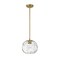 Z-Lite Chloe 1 Light Pendant, Olde Brass & Clear 490P10-OBR - alternate 6